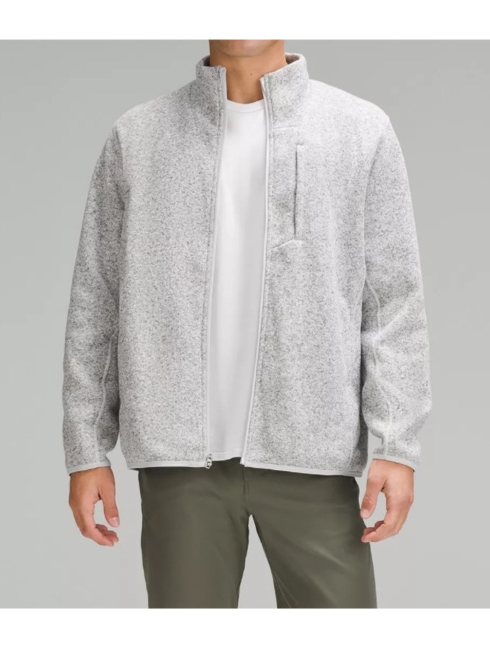 Mens Lululemon Sojourn fleece full zip jacket Sz M